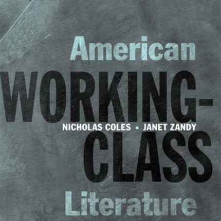 American WorkingClass Literature