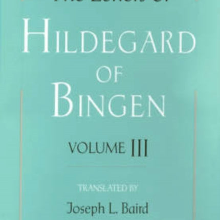 The Letters of Hildegard of Bingen The Letters of Hildegard of Bingen