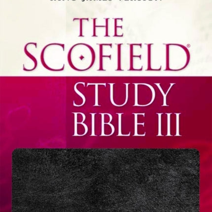 The Scofield Study Bible III King James Version