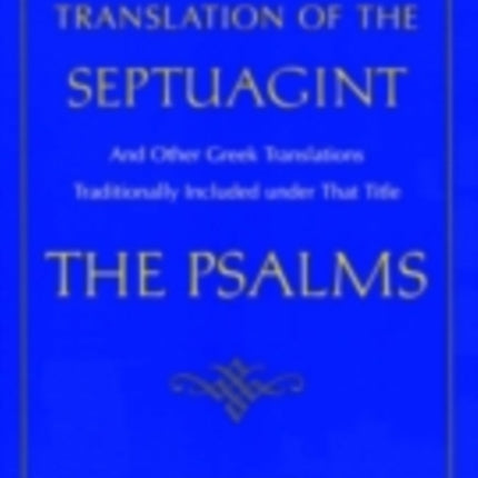 A New English Translation of the Septuagint