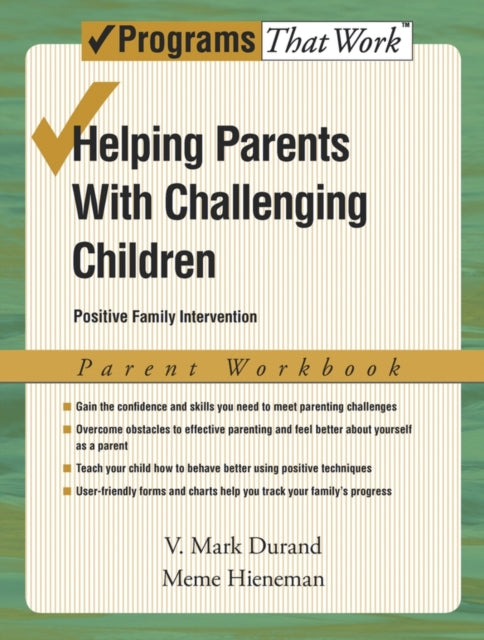 Helping Parents with Challenging Children Parent Workbook