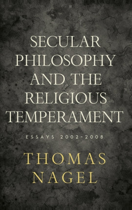 SECULAR PHILOSOPHY  RELIG TEMPREAMENT C Essays