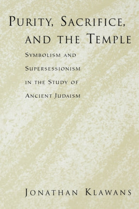 Purity Sacrifice and the Temple
