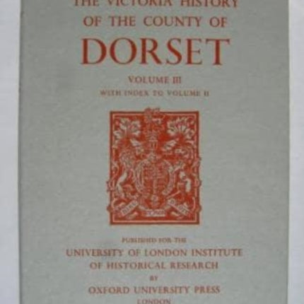 A History of the County of Dorset