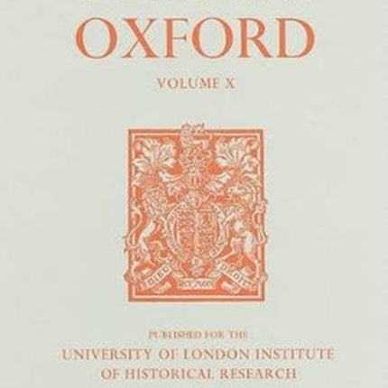 A History of the County of Oxford: Volume X: Banbury Hundred