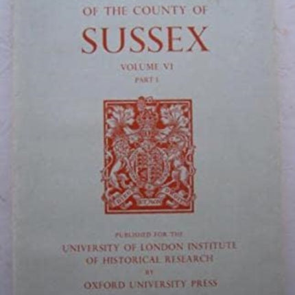 A History of the County of Sussex: Volume VI Part I: Bramber Rape (Southern Part)