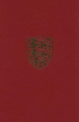 A History of the County of Chester: Volume I: Physique, Prehistory, Roman, Anglo-Saxon, and Domesday