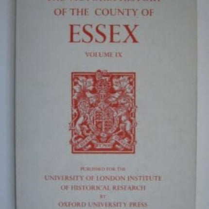 A History of the County of Essex: Volume IX: The Borough of Colchester