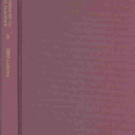Proceedings of the British Academy Volume 121