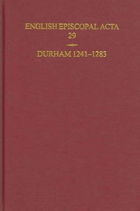 English Episcopal Acta 29