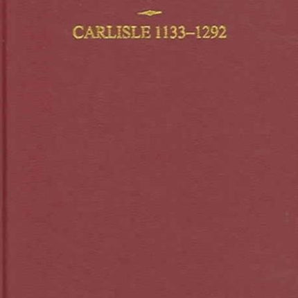 English Episcopal Acta 30 Carlisle 11331292 Volume 30 Carlisle 11331292