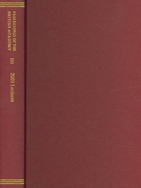 Proceedings of the British Academy Volume 125