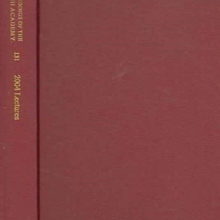 Proceedings of the British Academy Volume 131