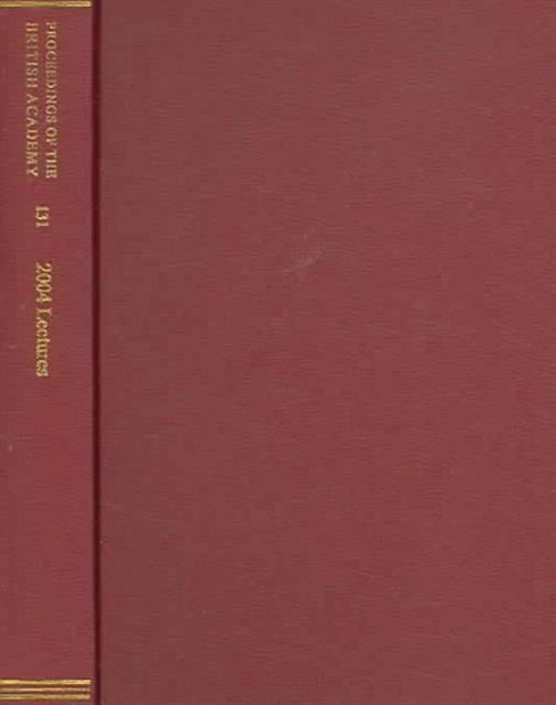 Proceedings of the British Academy Volume 131