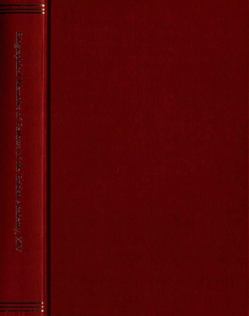 Biographical Memoirs of Fellows of the British Academy XIV