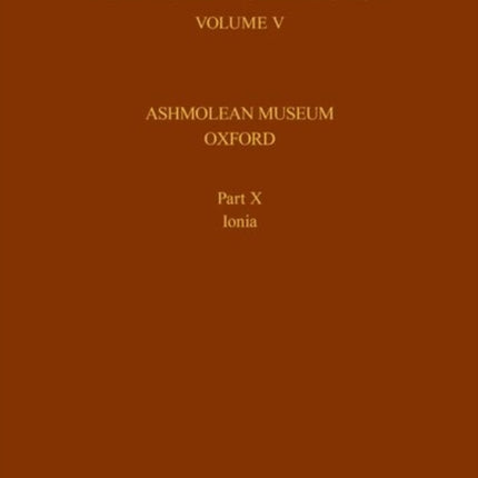 Sylloge Nummorum Graecorum Volume V Ashmolean
