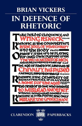In Defence of Rhetoric