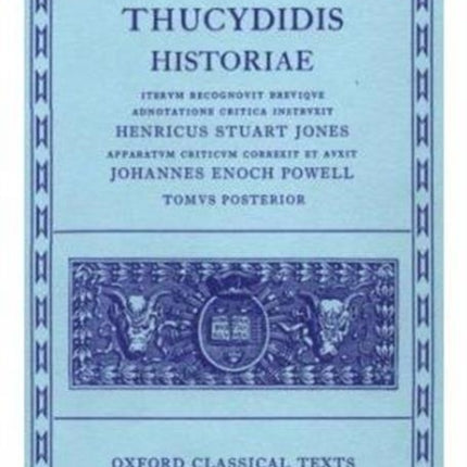 Thucydides Historiae Vol. II: Books V-VIII