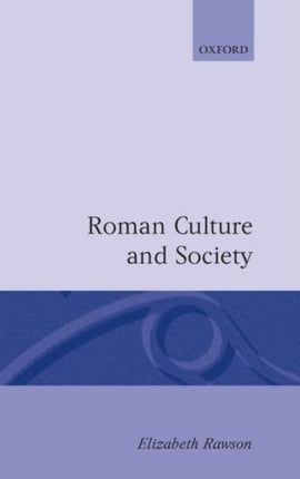 Roman Culture and Society Collected Papers