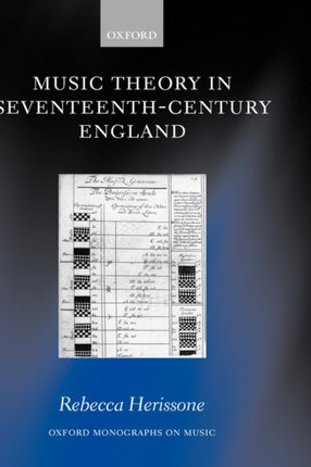 Music Theory in SeventeenthCentury England Oxford Monographs on Music