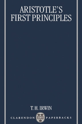 Aristotles First Principles