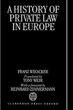 A History of Private Law in Europe