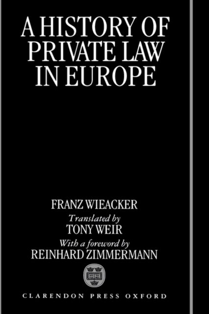 A History of Private Law in Europe