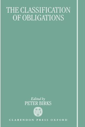 The Classification of Obligations SPTL Seminar series