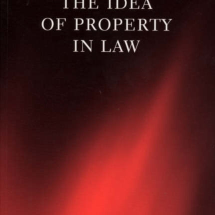 The Idea Of Property In Law