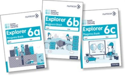 Numicon: Number, Pattern and Calculating 6 Explorer Progress Books ABC (Mixed pack)