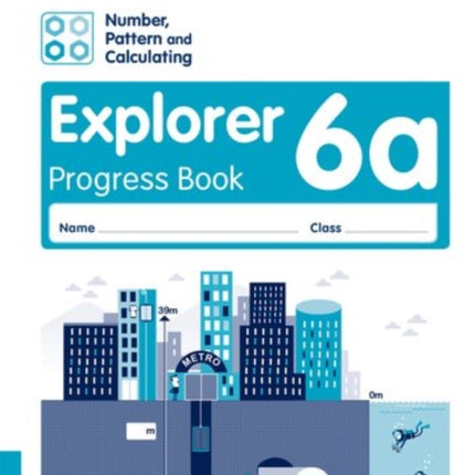 Numicon Number Pattern and Calculating 6 Explorer Progress Book A Pack of 30