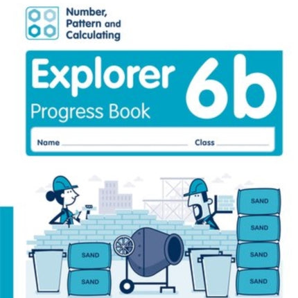 Numicon Number Pattern and Calculating 6 Explorer Progress Book B Pack of 30