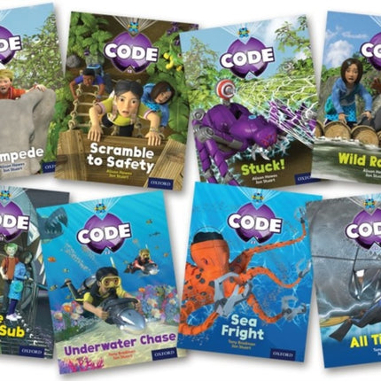 Project X Code: Jungle Trail & Shark Dive Pack of 8