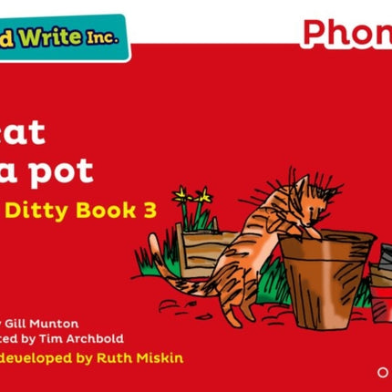 Read Write Inc. Phonics A Cat in a Pot Red Ditty