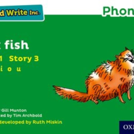 Read Write Inc. Phonics: Six Fish (Green Set 1 Storybook 3)