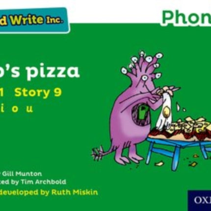 Read Write Inc. Phonics 9 Pips Pizza Green Set 1