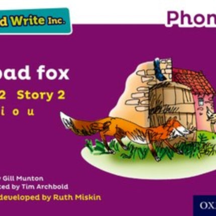 Read Write Inc. Phonics: A Bad Fox (Purple Set 2 Storybook 2)