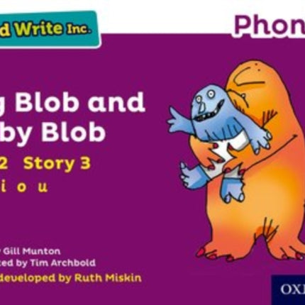 Read Write Inc. Phonics: Big Blob and Baby Blob (Purple Set 2 Storybook 3)