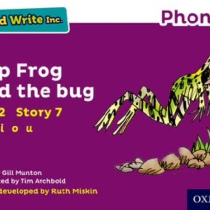 Read Write Inc. Phonics: Flip Frog and the Bug (Purple Set 2 Storybook 7)