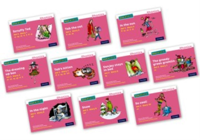 Read Write Inc. Phonics Pink Set 3 Storybooks Mixed Pack of 10