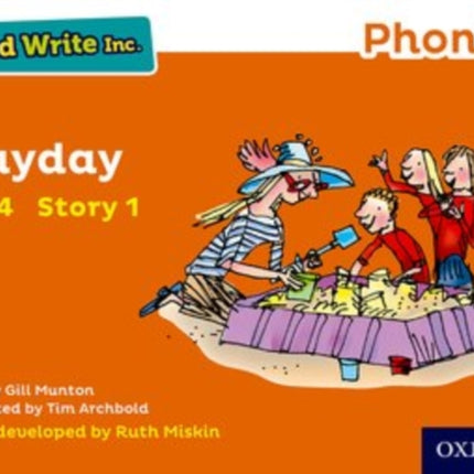 Read Write Inc. Phonics: Playday (Orange Set 4 Storybook 1)