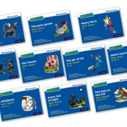 Read Write Inc. Phonics Blue Set 6 Storybooks Mixed Pack of 10