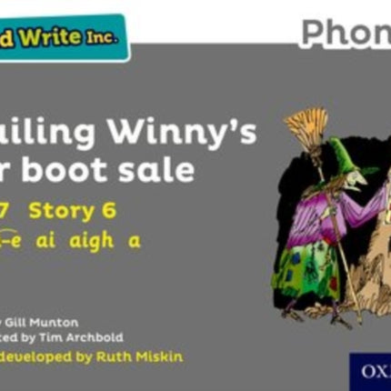 Read Write Inc. Phonics: Wailing Winny's Car Boot Sale (Grey Set 7 Storybook 6)