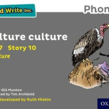 Read Write Inc. Phonics: Vulture Culture (Grey Set 7 Storybook 10)