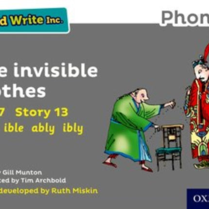 Read Write Inc. Phonics: The Invisible Clothes (Grey Set 7 Storybook 13)