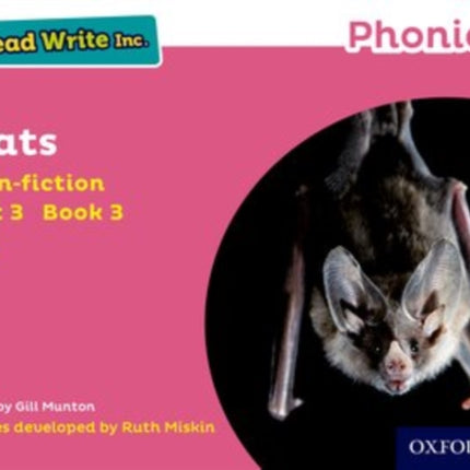 Read Write Inc. Phonics: Bats (Pink Set 3 Non-fiction 3)