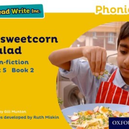 A Sweetcorn Salad Yellow Set 5 Nonfiction 2 Read