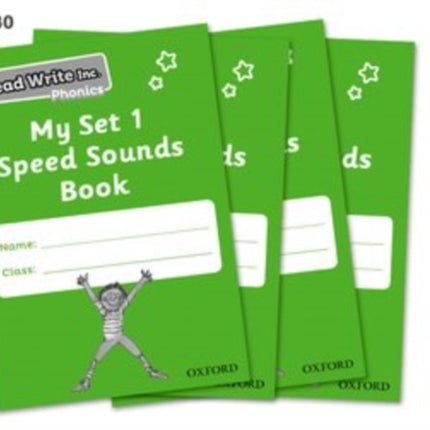 Read Write Inc. Phonics: My Set 1 Speed Sounds Book (Pack of 30)