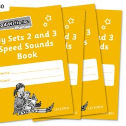 Read Write Inc. Phonics: My Sets 2 and 3 Speed Sounds Book (Pack of 30)