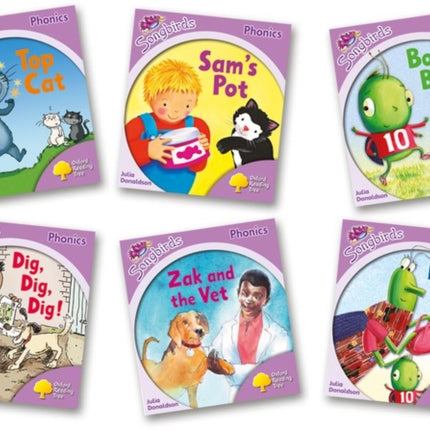 Oxford Reading Tree Songbirds Phonics: Level 1+: Mixed Pack of 6